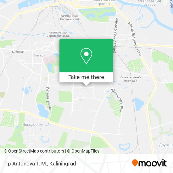Ip Antonova T. M. map
