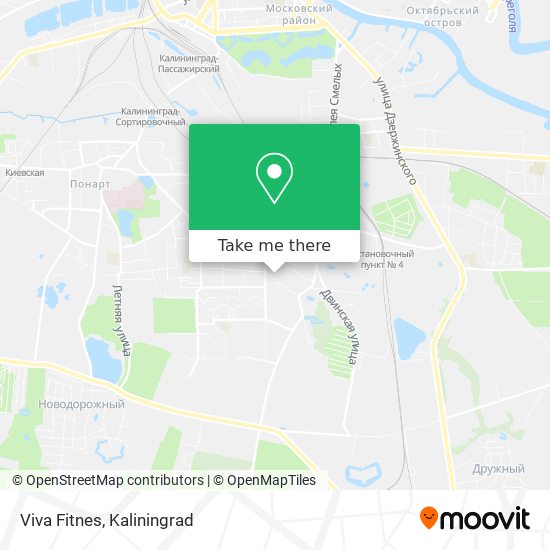 Viva Fitnes map