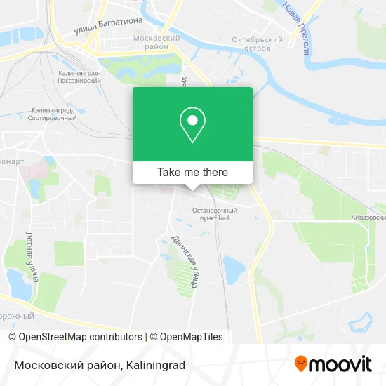 Московский район map