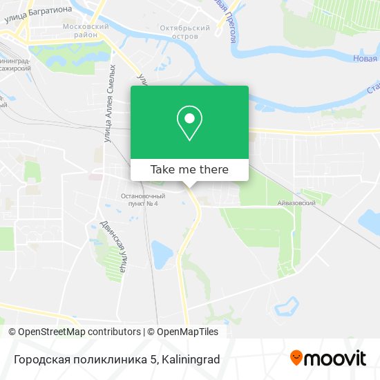 Городская поликлиника 5 map