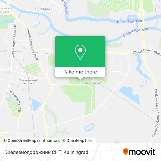Железнодорожник СНТ map
