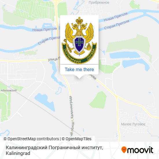 Калининградский Пограничный институт map
