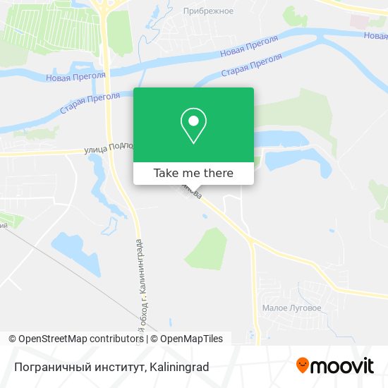 Пограничный институт map