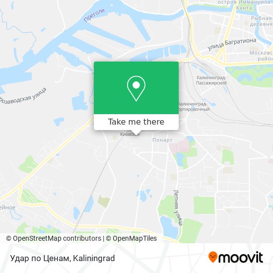 Удар по Ценам map