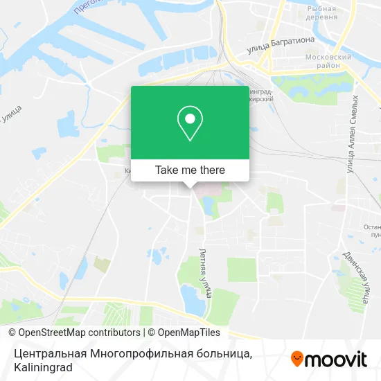 Центральная Многопрофильная больница map