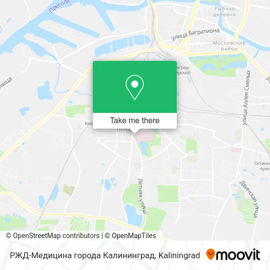 РЖД-Медицина города Калининград map
