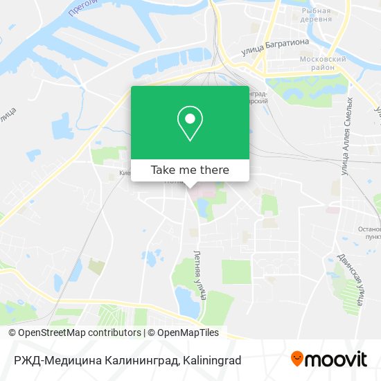 РЖД-Медицина Калининград map