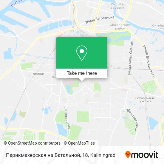 Парикмахерская на Батальной, 18 map