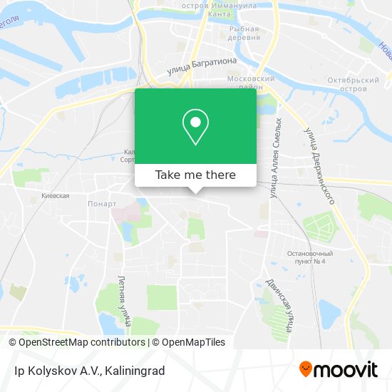 Ip Kolyskov A.V. map