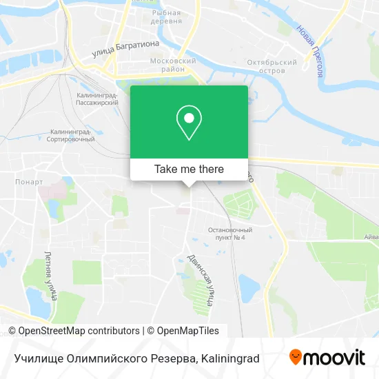 Училище Олимпийского Резерва map