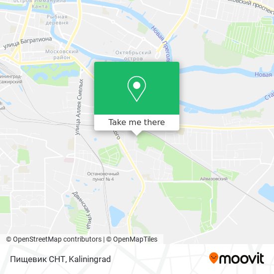 Пищевик СНТ map