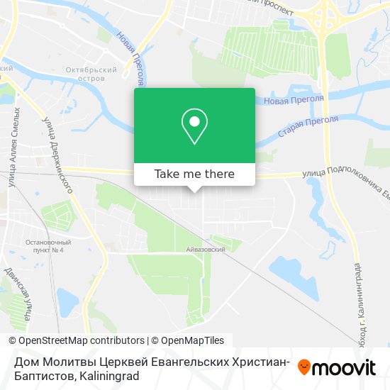 Дом Молитвы Церквей Евангельских Христиан-Баптистов map