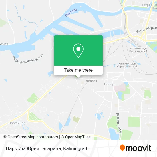 Парк Им.Юрия Гагарина map