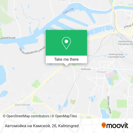 Автомойка на Камской, 2б map