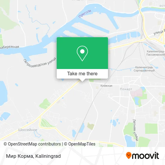 Мир Корма map