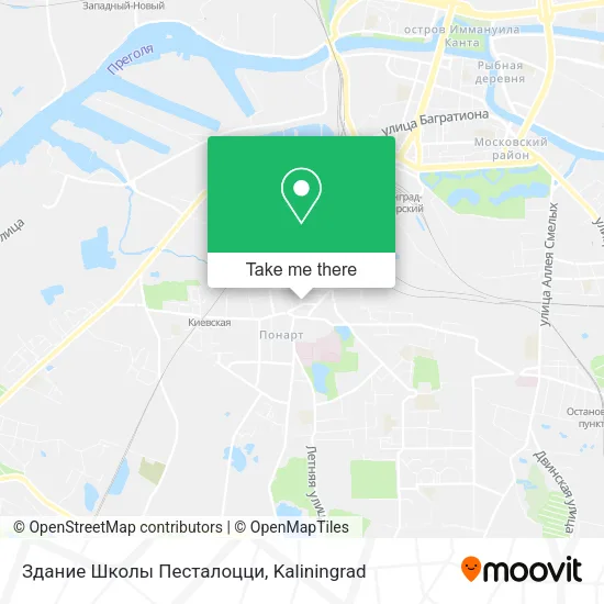 Здание Школы Песталоцци map
