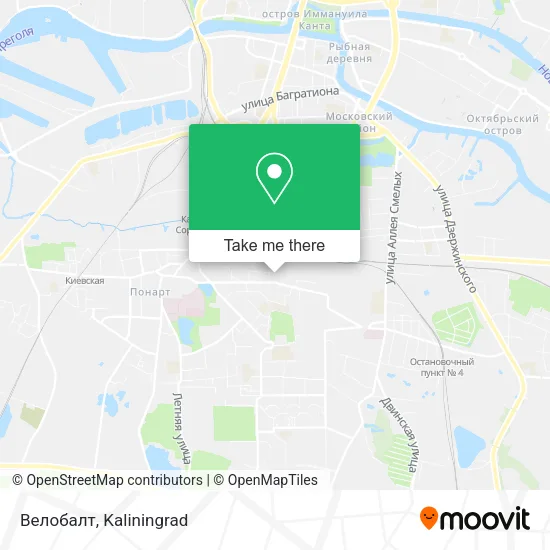 Велобалт map