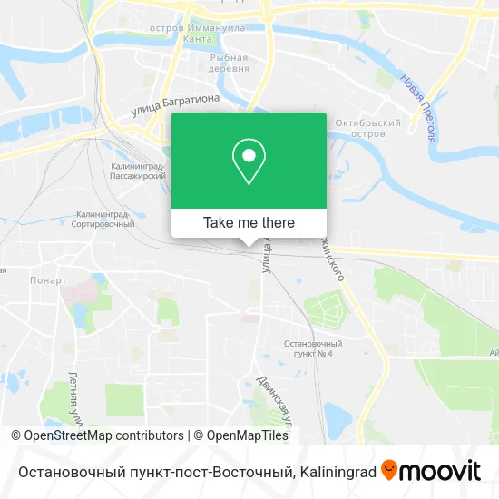 Остановочный пункт-пост-Восточный map