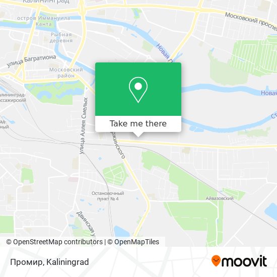 Промир map
