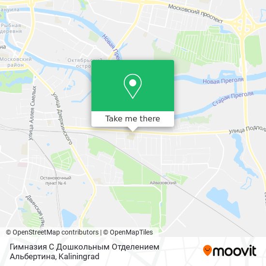 Гимназия С Дошкольным Отделением Альбертина map