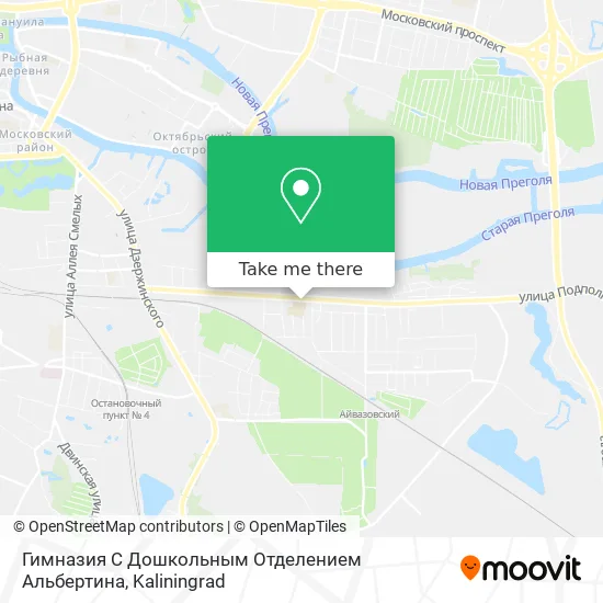 Гимназия С Дошкольным Отделением Альбертина map