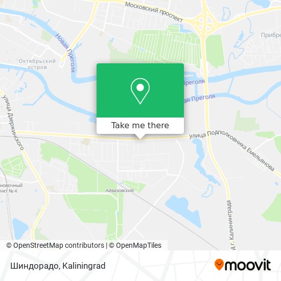 Шиндорадо map