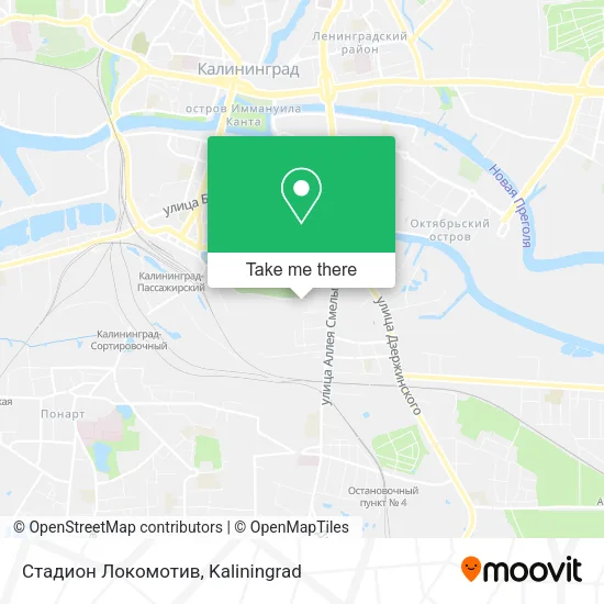 Стадион Локомотив map