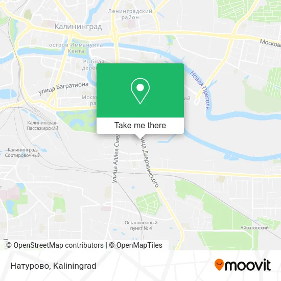 Натурово map