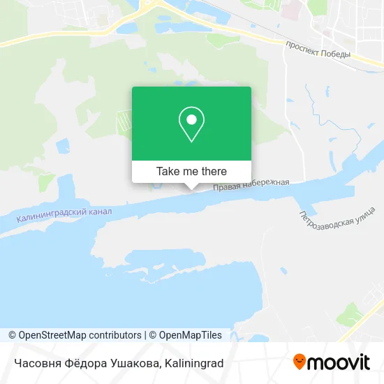 Часовня Фёдора Ушакова map