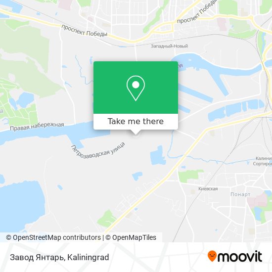 Завод Янтарь map