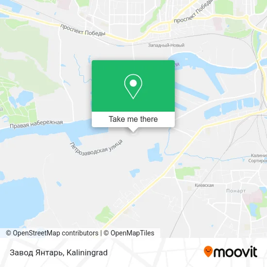 Завод Янтарь map