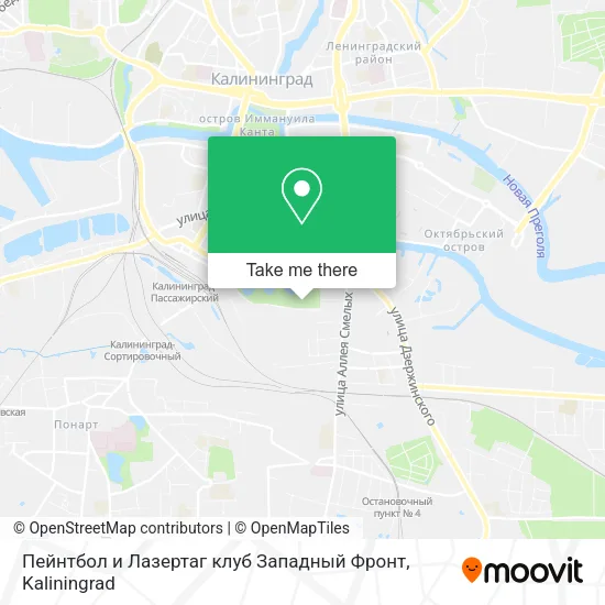 Пейнтбол и Лазертаг клуб Западный Фронт map