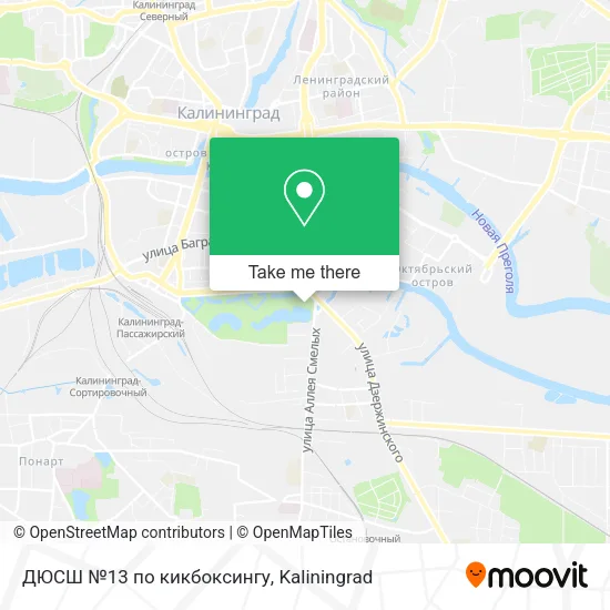 ДЮСШ №13 по кикбоксингу map