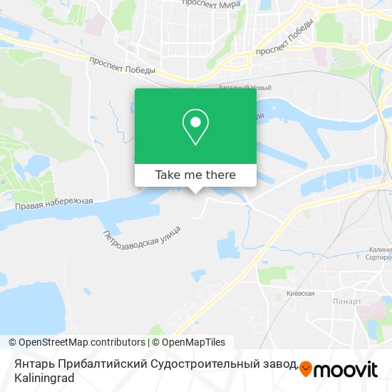 Янтарь Прибалтийский Судостроительный завод map