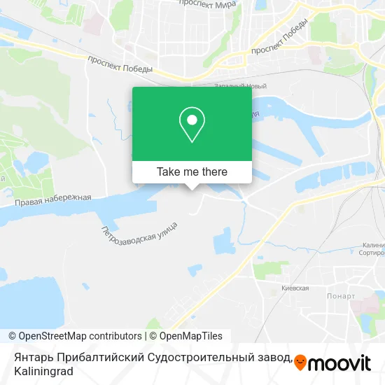 Янтарь Прибалтийский Судостроительный завод map