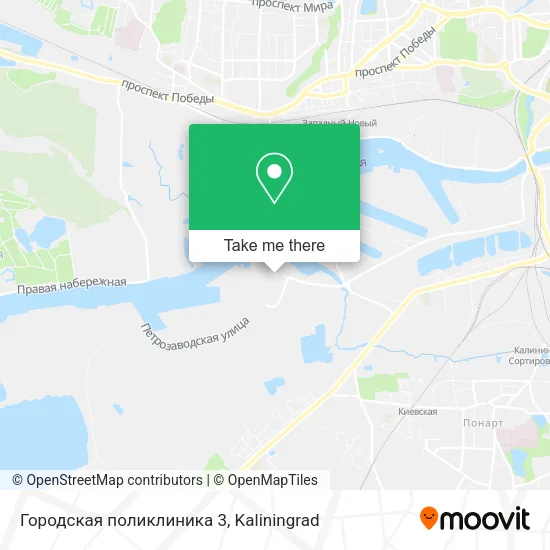 Городская поликлиника 3 map