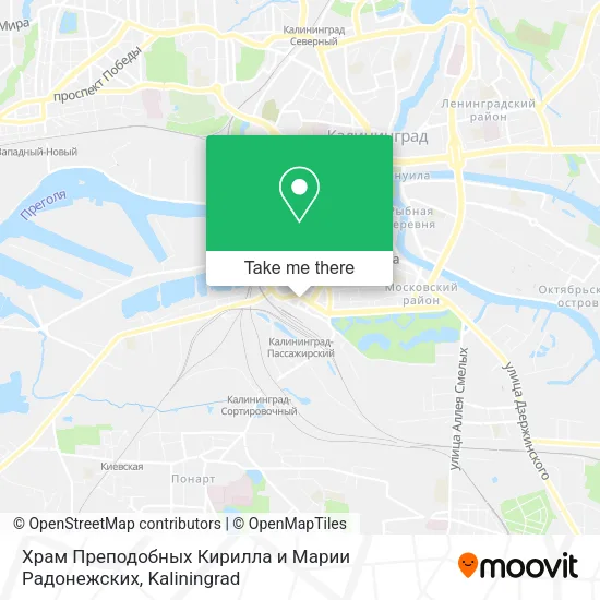 Храм Преподобных Кирилла и Марии Радонежских map