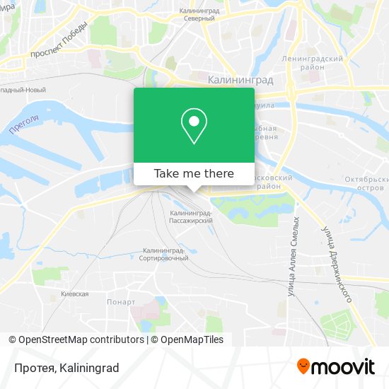 Протея map