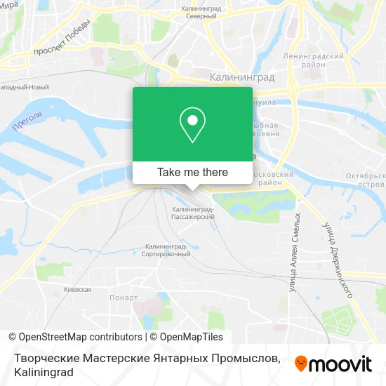 Творческие Мастерские Янтарных Промыслов map