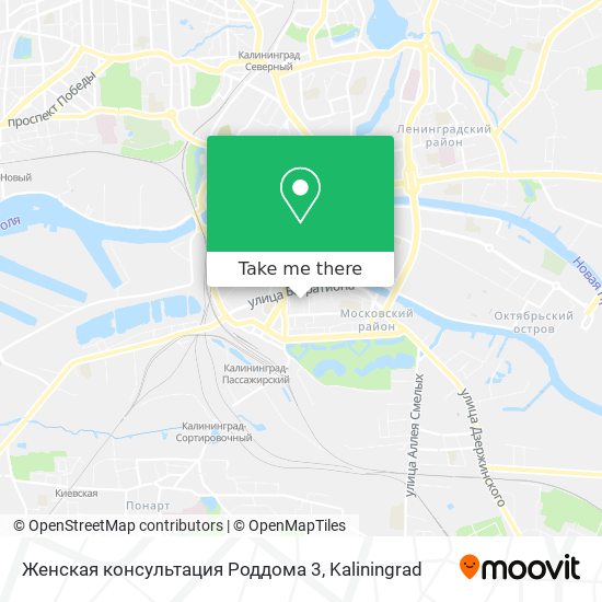 Женская консультация Роддома 3 map