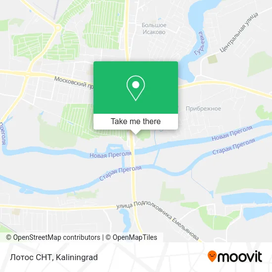 Лотос СНТ map