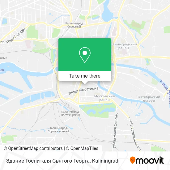 Здание Госпиталя Святого Георга map