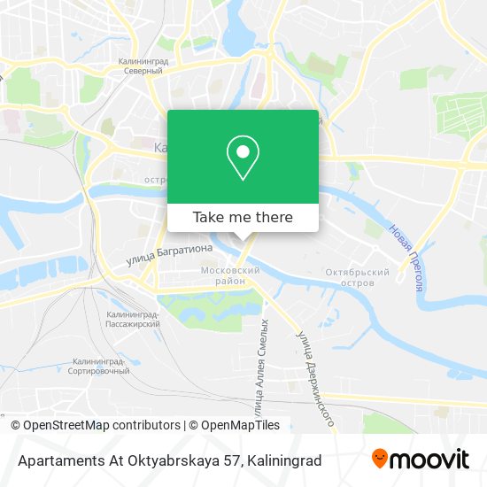 Apartaments At Oktyabrskaya 57 map