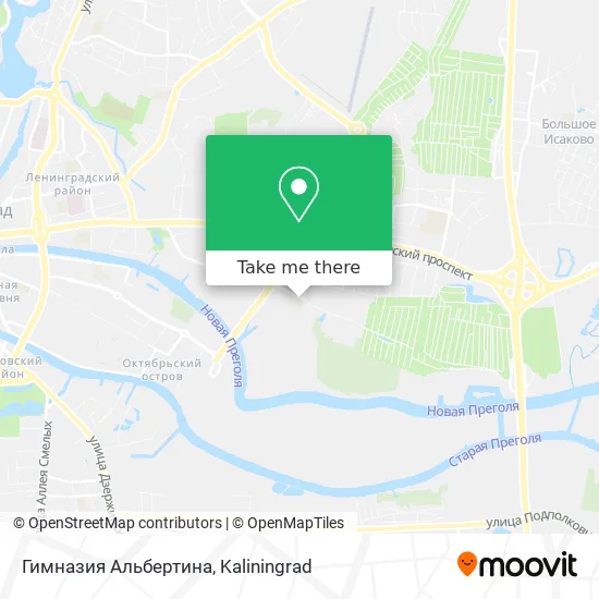 Гимназия Альбертина map