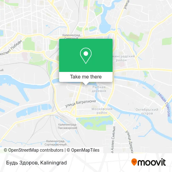 Будь Здоров map
