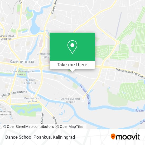 Dance School Poshkus map
