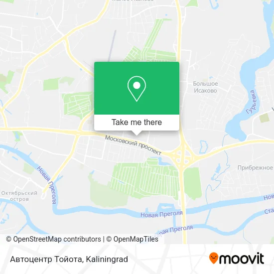 Автоцентр Тойота map