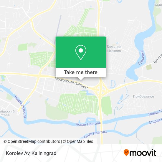Korolev Av map