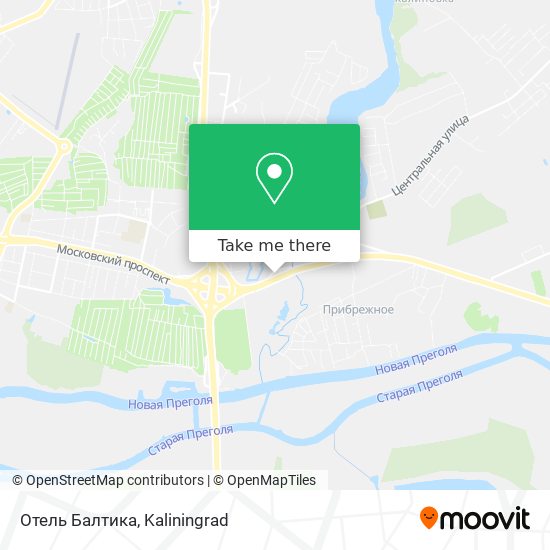 Отель Балтика map