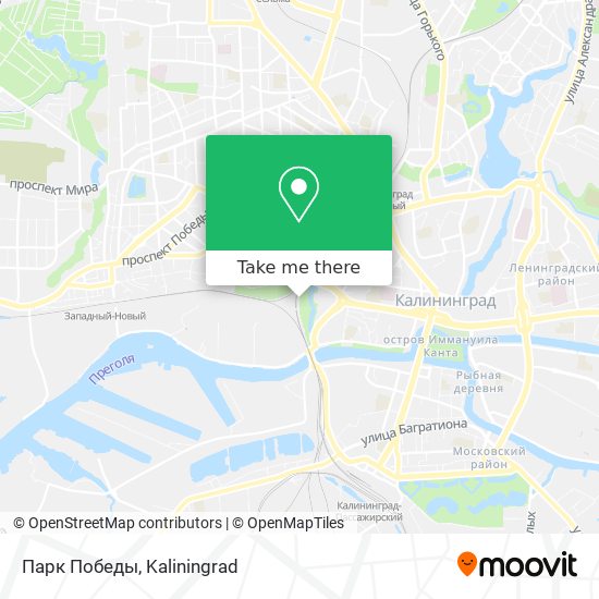 Парк Победы map